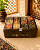 جعبه چوبی هدیه نماکاشی مستطیل گالری مهرآذین