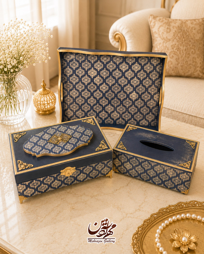ست لاکچری چوبی گالری مهرآذین