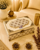 جعبه لاکچری چوبی کرم گالری مهرآذین