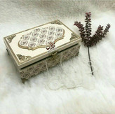 جعبه لاکچری چوبی کرم گالری مهرآذین