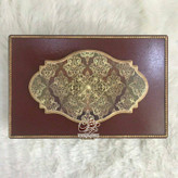 جعبه لاکچری چوبی زرشکی گالری مهرآذین