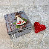 جعبه هدیه چوبی گالری مهرآذین