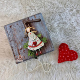 جعبه هدیه چوبی گالری مهرآذین