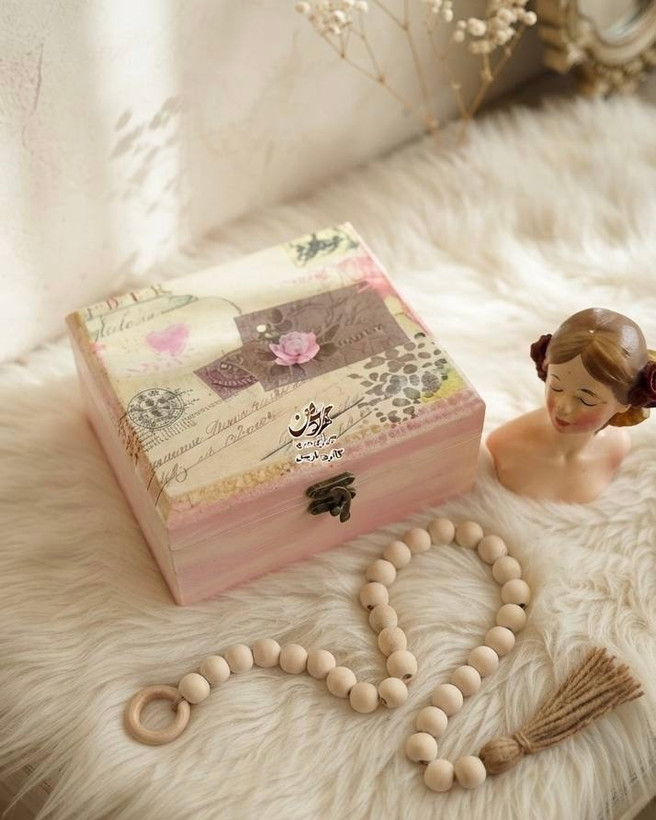 جعبه هدیه چوبی گالری مهرآذین