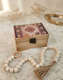 جعبه هدیه چوبی طرح سنتی گالری مهرآذین