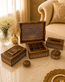 ست چوبی لاکچری گالری مهرآذین