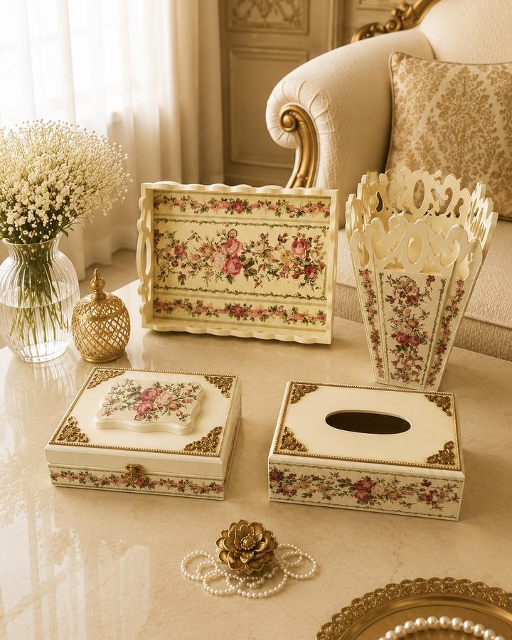 ست لاکچری چوبی گالری مهرآذین کد ۷۵