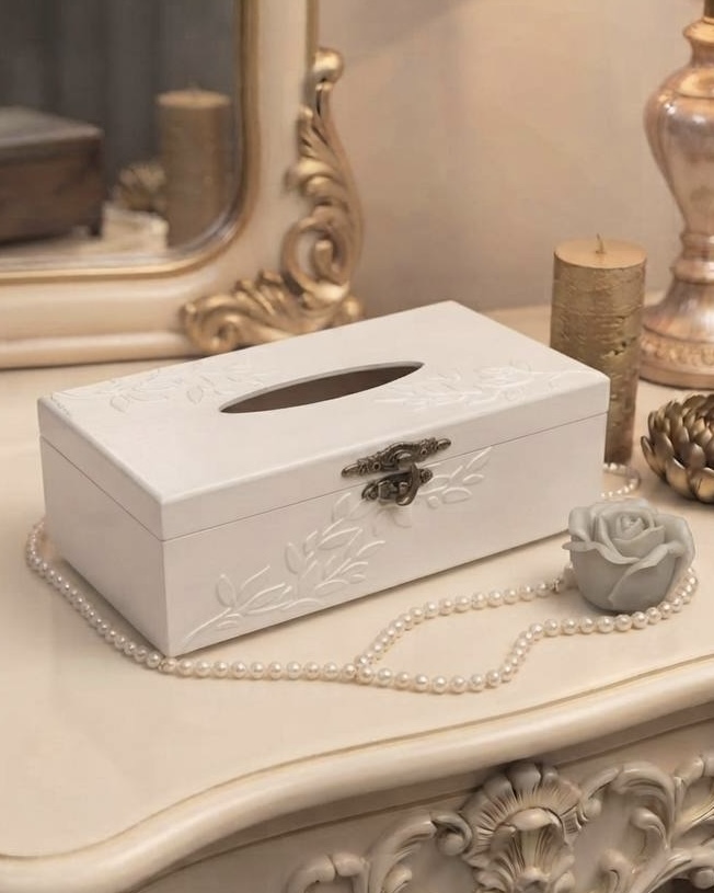 جعبه دستمال چوبی گالری مهرآذین