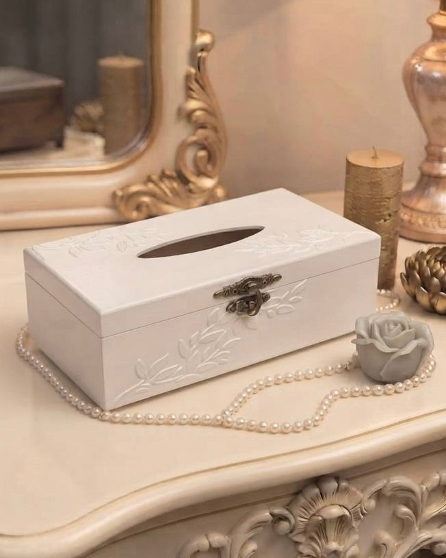 جعبه دستمال چوبی گالری مهرآذین